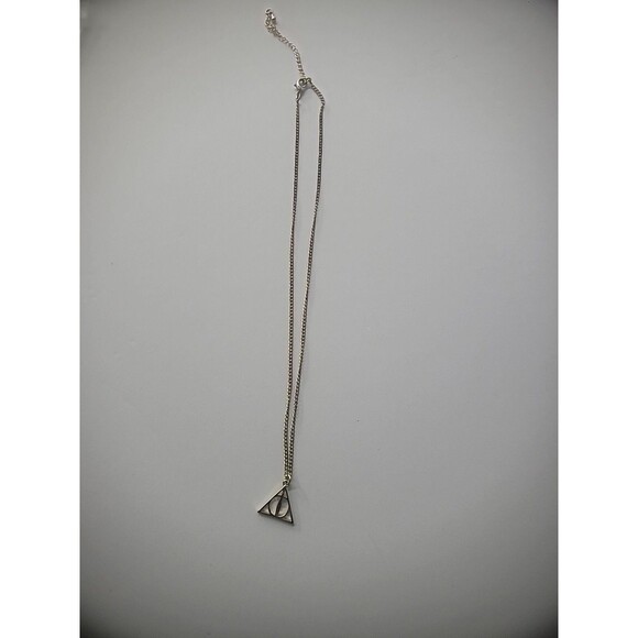 Vintage Harry Potter Deathly Hallows Necklace Pendant Jewelry Costume - Picture 9 of 11